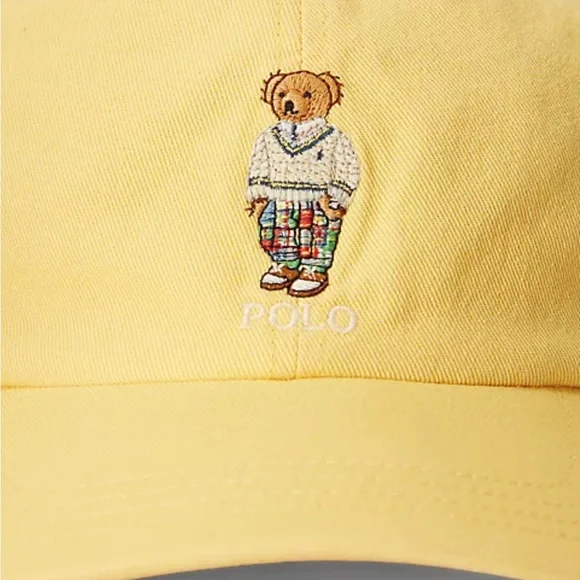 NWT RALPH LAUREN POLO BEAR CHINO POLO BEAR HAT This Hat Is SOLD OUT - Picture 2 of 6